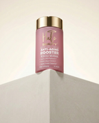 Halo Beauty Anti-Aging Booster supplement bottle on a light gray background